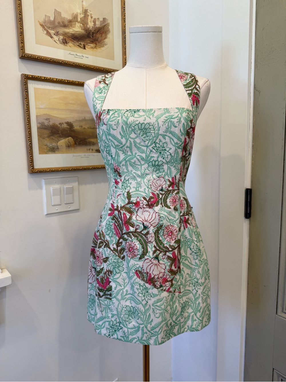 NWT Hemant & Nandita 100% Cotton Mini Dress - Picture 3 of 8
